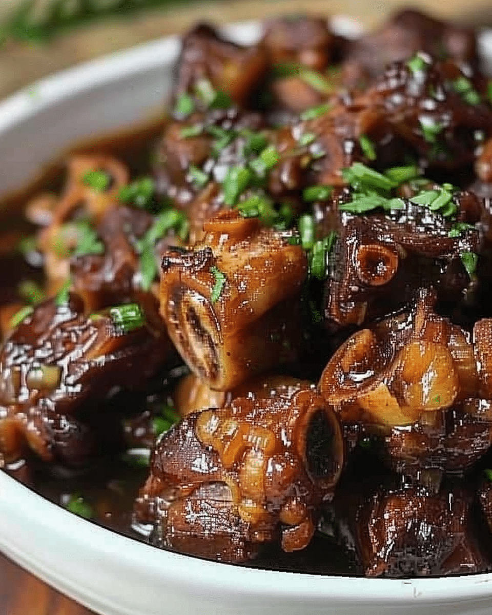 Braised Oxtail Recipe