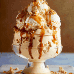 Caramel Cheesecake Ice Cream Dessert