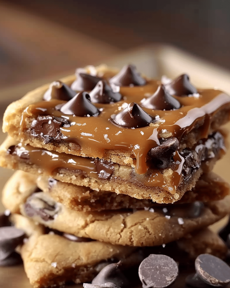 Salted Caramel Chocolate Chip Cookies