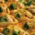 Cheesy Chicken & Broccoli Stuffed Shells Recipe