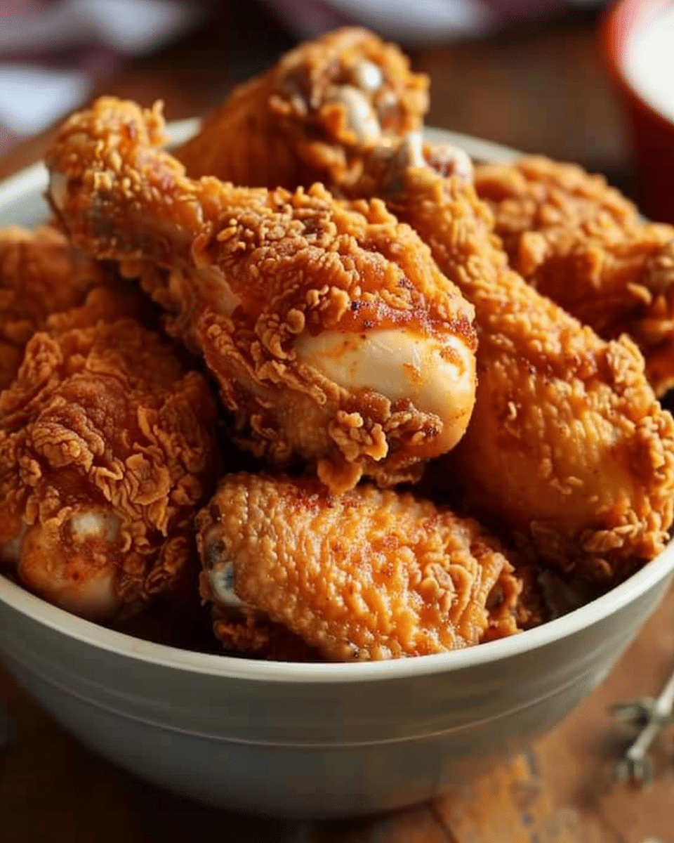 Homemade KFC Chicken in the Oven – So Easy, So Tasty!