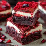 Red Velvet Cream Cheese Brownies: Rich, Swirled, and Irresistibly Decadent