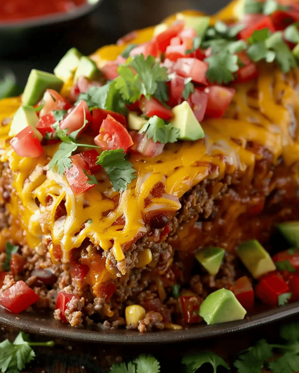 Zesty Mexican Taco Meatloaf
