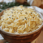 Creamy Garlic Parmesan Orzo