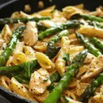One-Skillet Ranch Chicken Pasta with Spring Asparagus