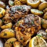 Sheet Pan Lemon Balsamic Chicken and Potatoes