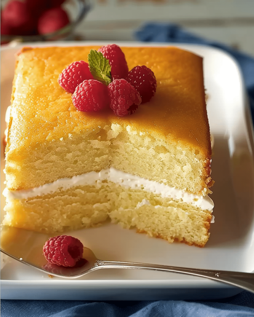 Super Soft Vanilla Breakfast Cake