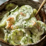Refreshing and Creamy Cucumber Salad