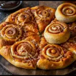 Pizza, Cinnamon Rolls, and Bread: A Trio of Homemade Comfort