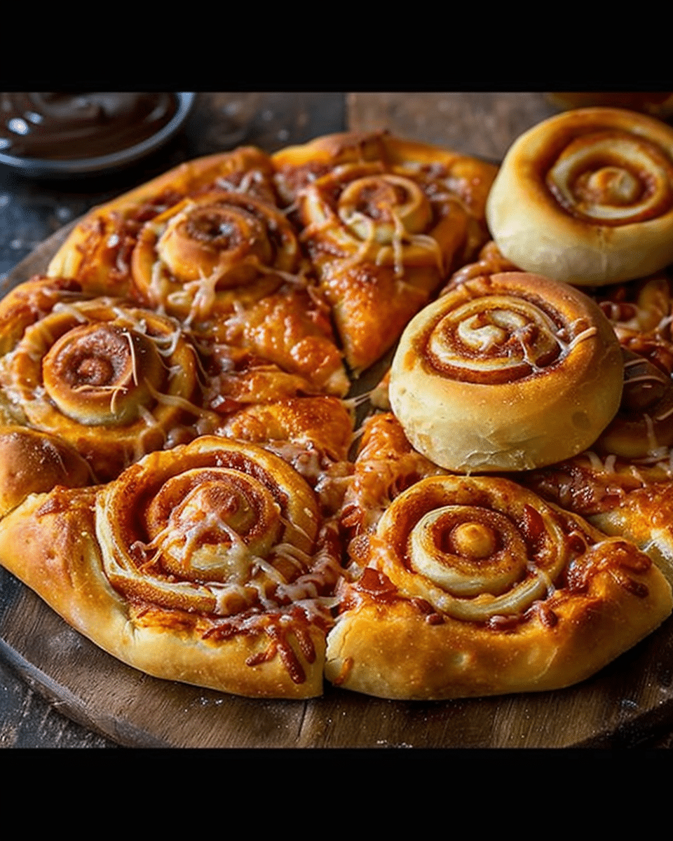 Pizza, Cinnamon Rolls, and Bread: A Trio of Homemade Comfort
