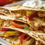 Chicken Fajita Quesadillas