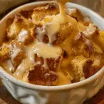 Grandma’s Old-Fashioned Bread Pudding with Vanilla Sauce