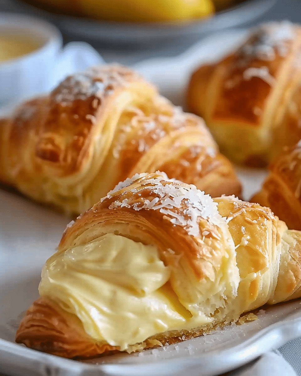 Easy Lemon Cream Cheese Crescent Rolls Recipe