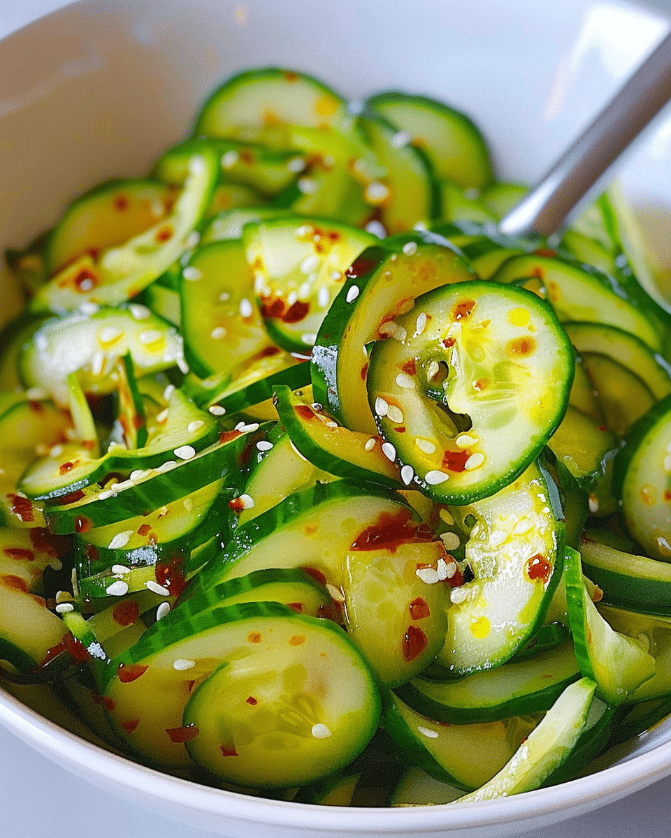Easy Asian Cucumber Salad