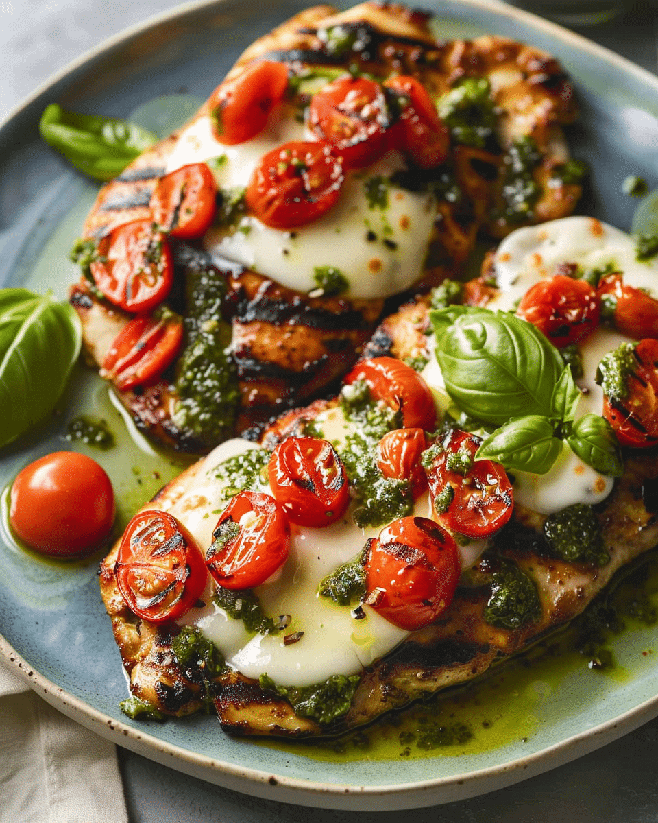 Grilled Chicken Margherita