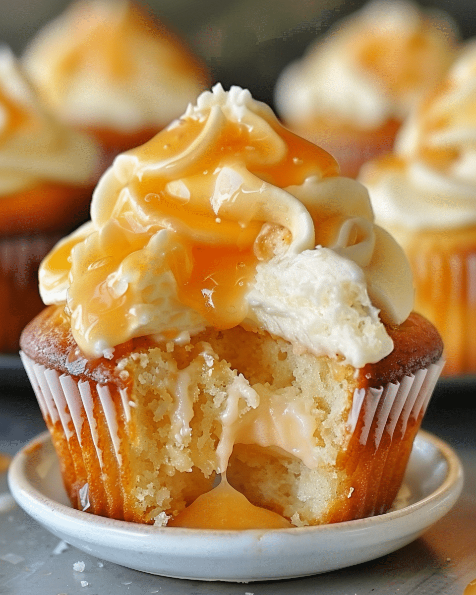 Honey Peach Cream Cheese Cupcakes Recipe – Sweet Delight