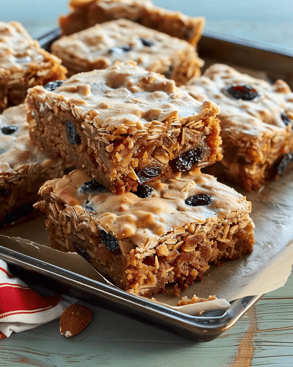Oatmeal Raisin Cookie Bars