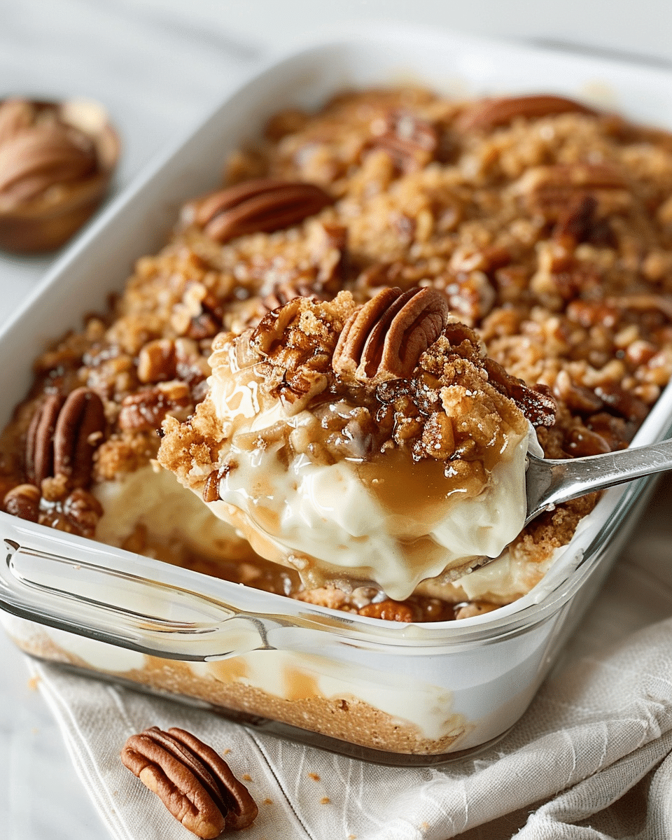 Pecan Pie Dump Cake