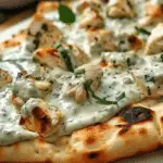 Tzatziki Chicken Naan Pizza