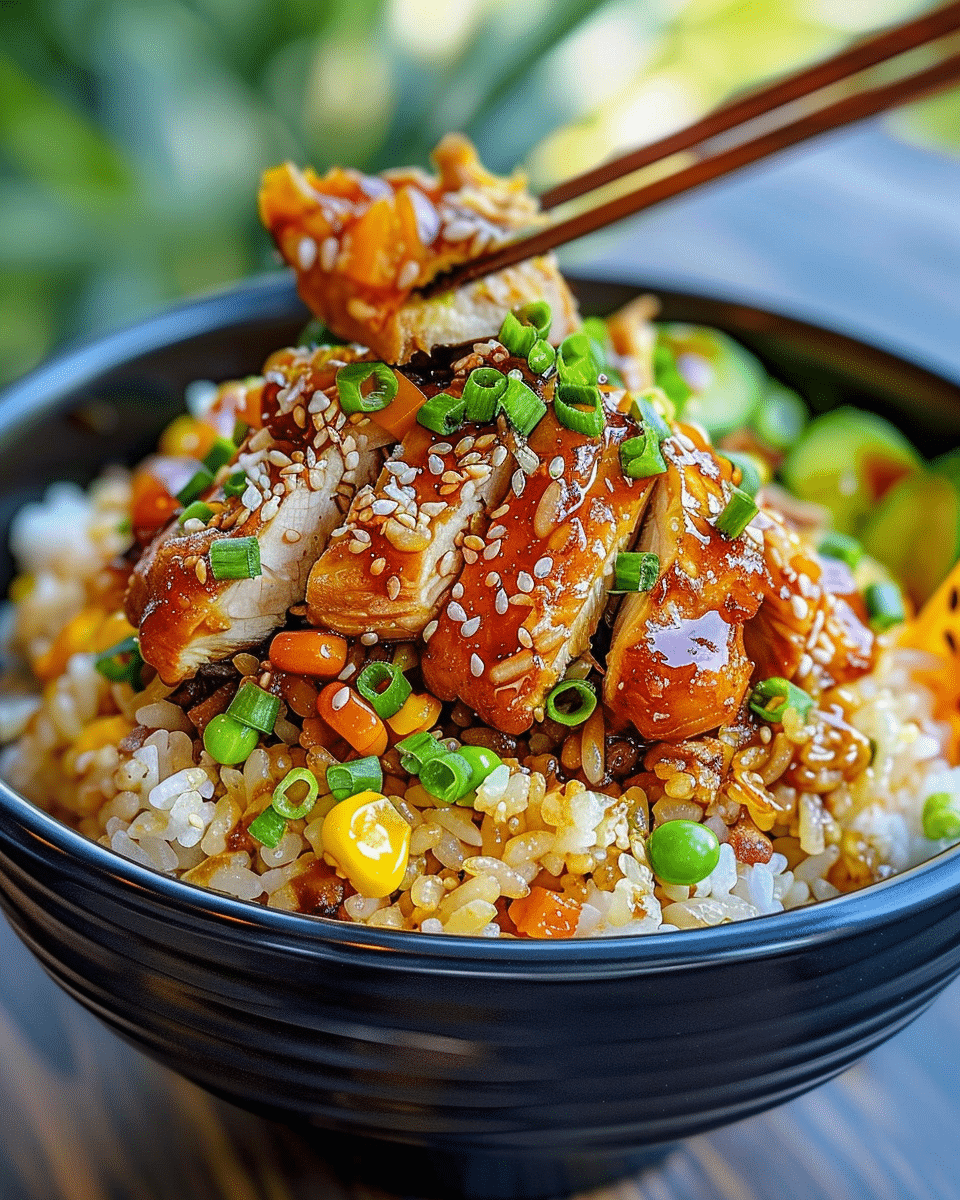 Chicken Teriyaki Fried Rice
