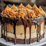 Chocolate Caramel Toffee Crunch Cake – A Sweet Tooth’s Dream!