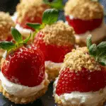 Cookie Butter Cheesecake Filled Strawberries