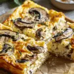 Feta & Mushroom Brunch Squares: A Savory Make-Ahead Favorite for Mornings