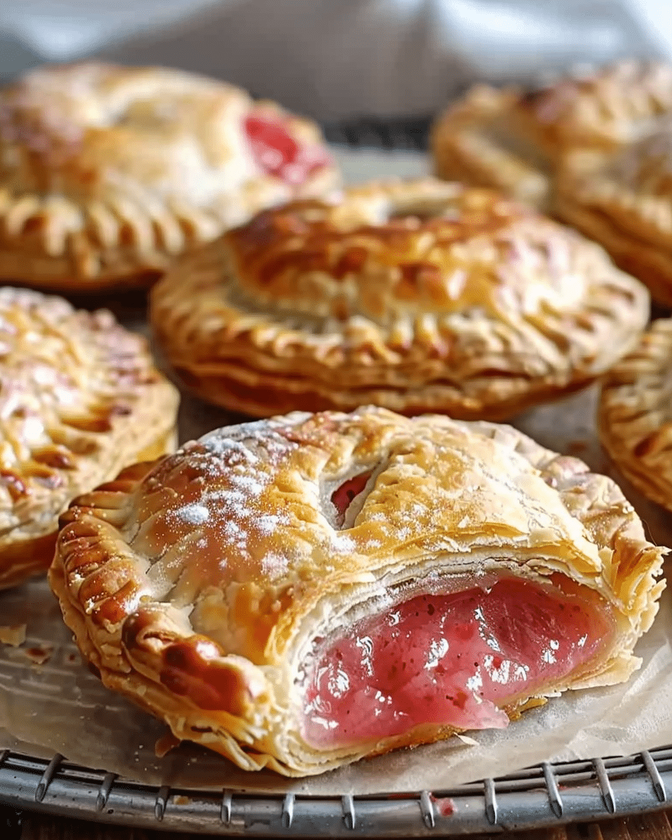 Rhubarb Cream Cheese Hand Pies