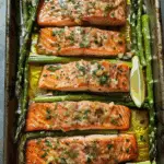 Baked Salmon in Foil with Asparagus