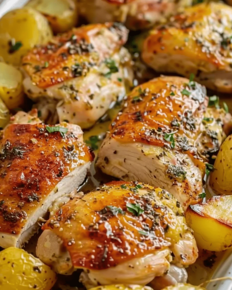 Easy Chicken and Potato Bake Recipe