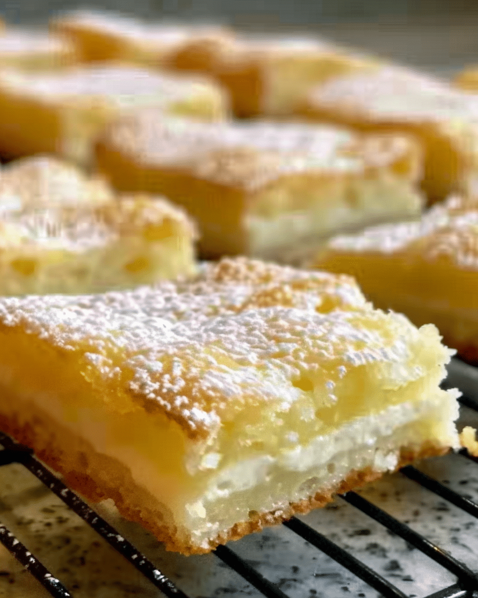 2 Ingredient Lemon Cake Bars!