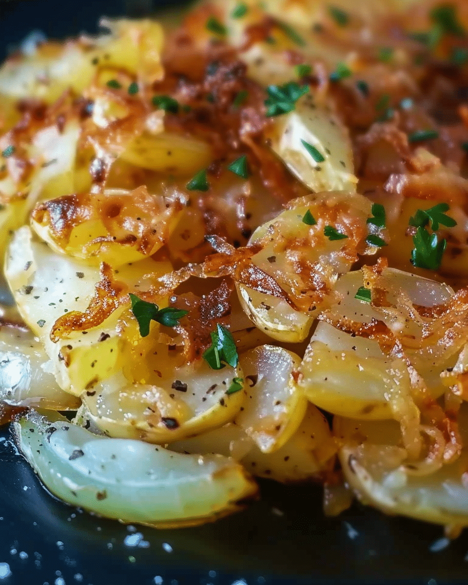 Oven Fried Potatoes & Onions – Don’t Lose This!!