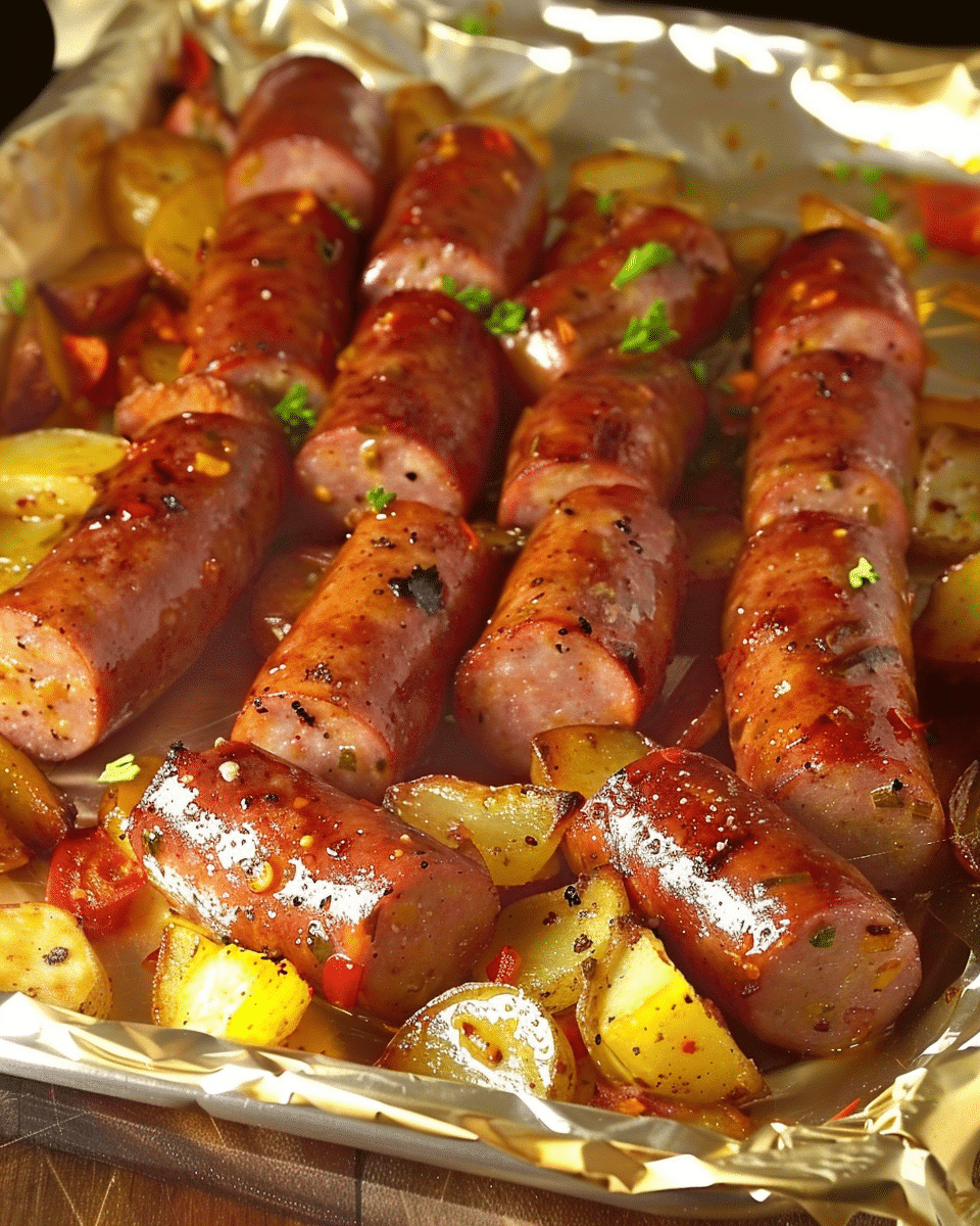 Oven Roasted Sausage and Potatoes