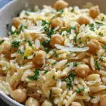 Zesty Orzo Pasta with Creamy Ricotta and Protein-Packed Chickpeas: A Bright, Satisfying Meal