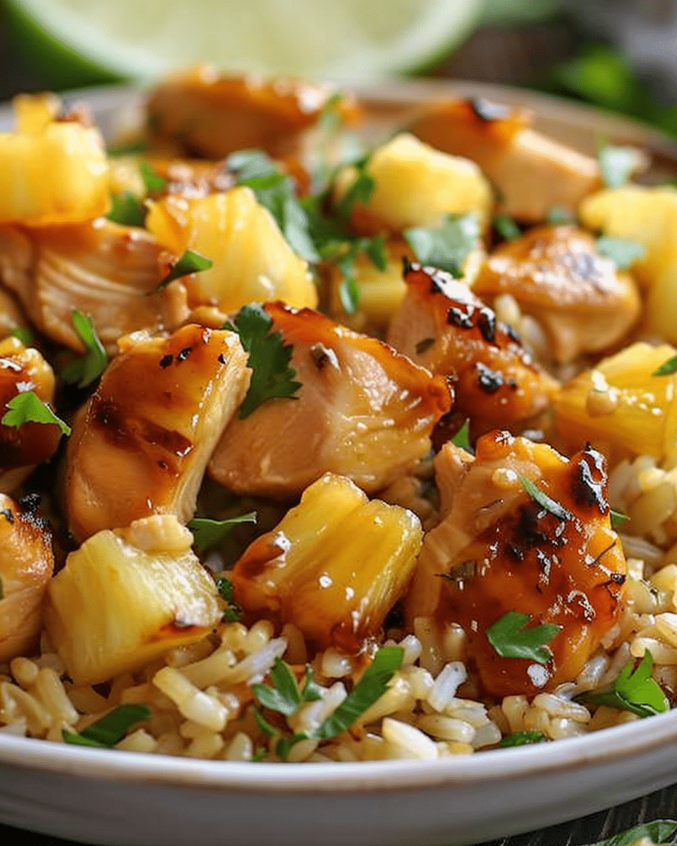 Pineapple Chicken and Rice