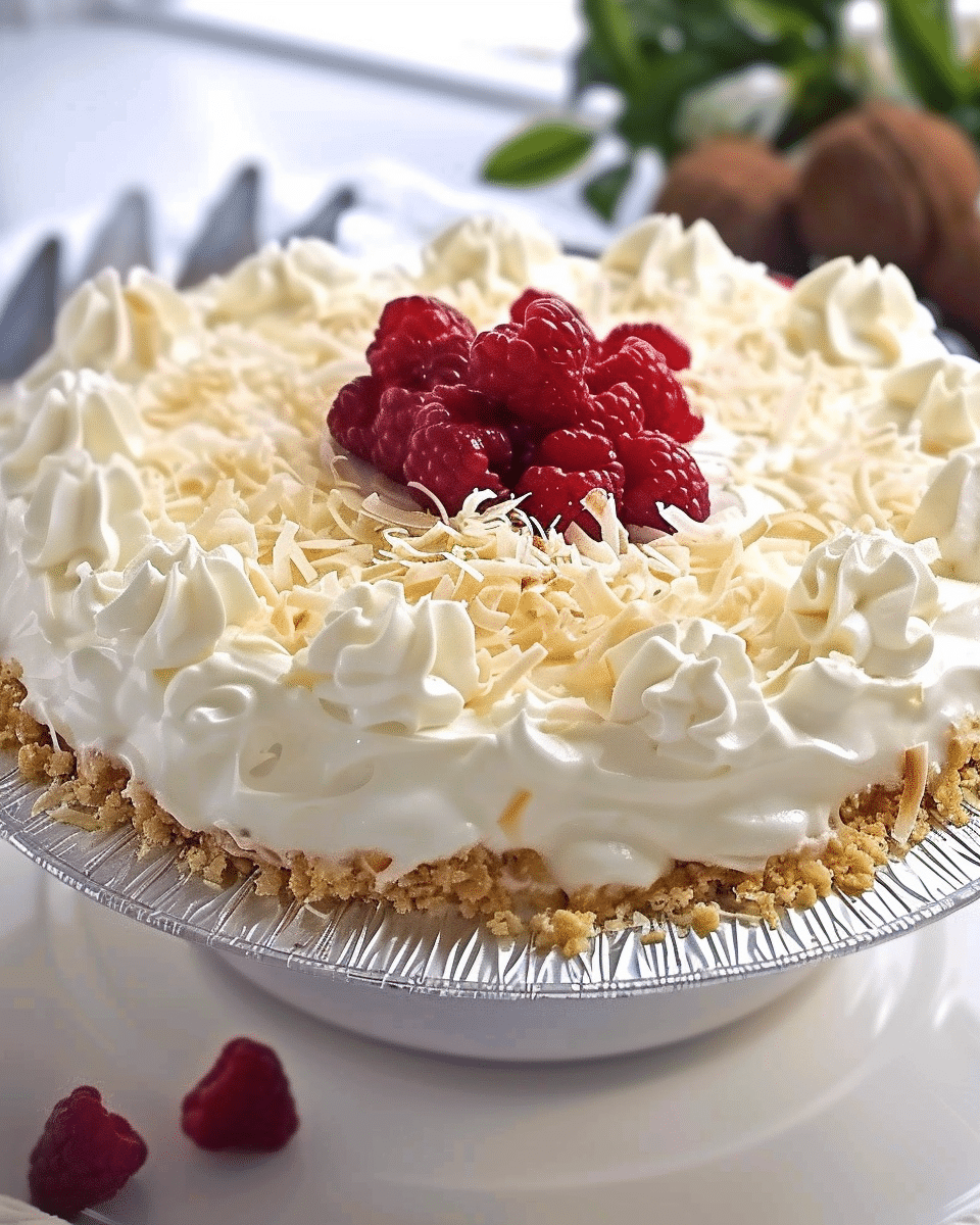 No-Bake Coconut Cream Pie Bliss