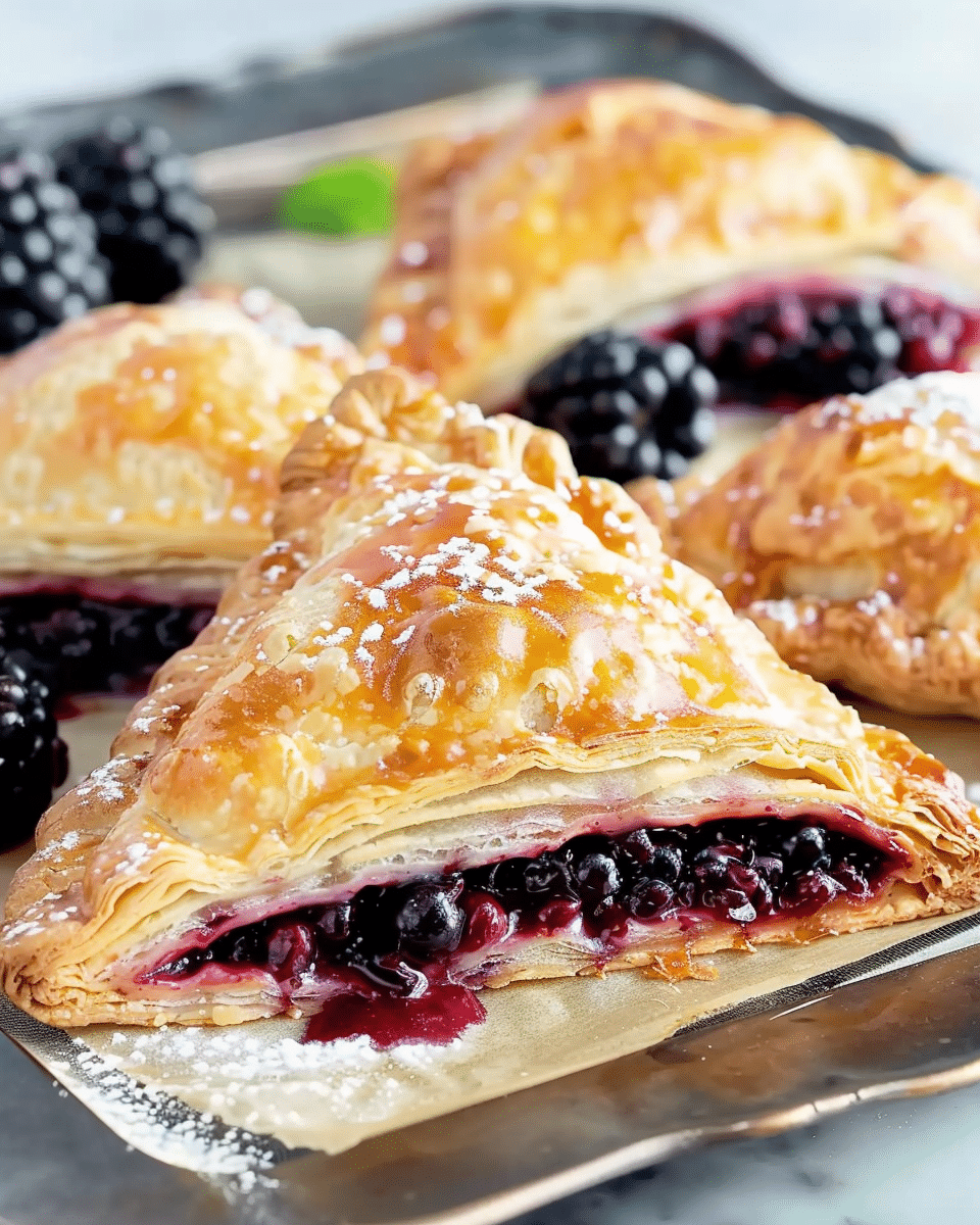 Blackberry Turnovers Recipe: A Flaky, Fruity Treat in Every Bite