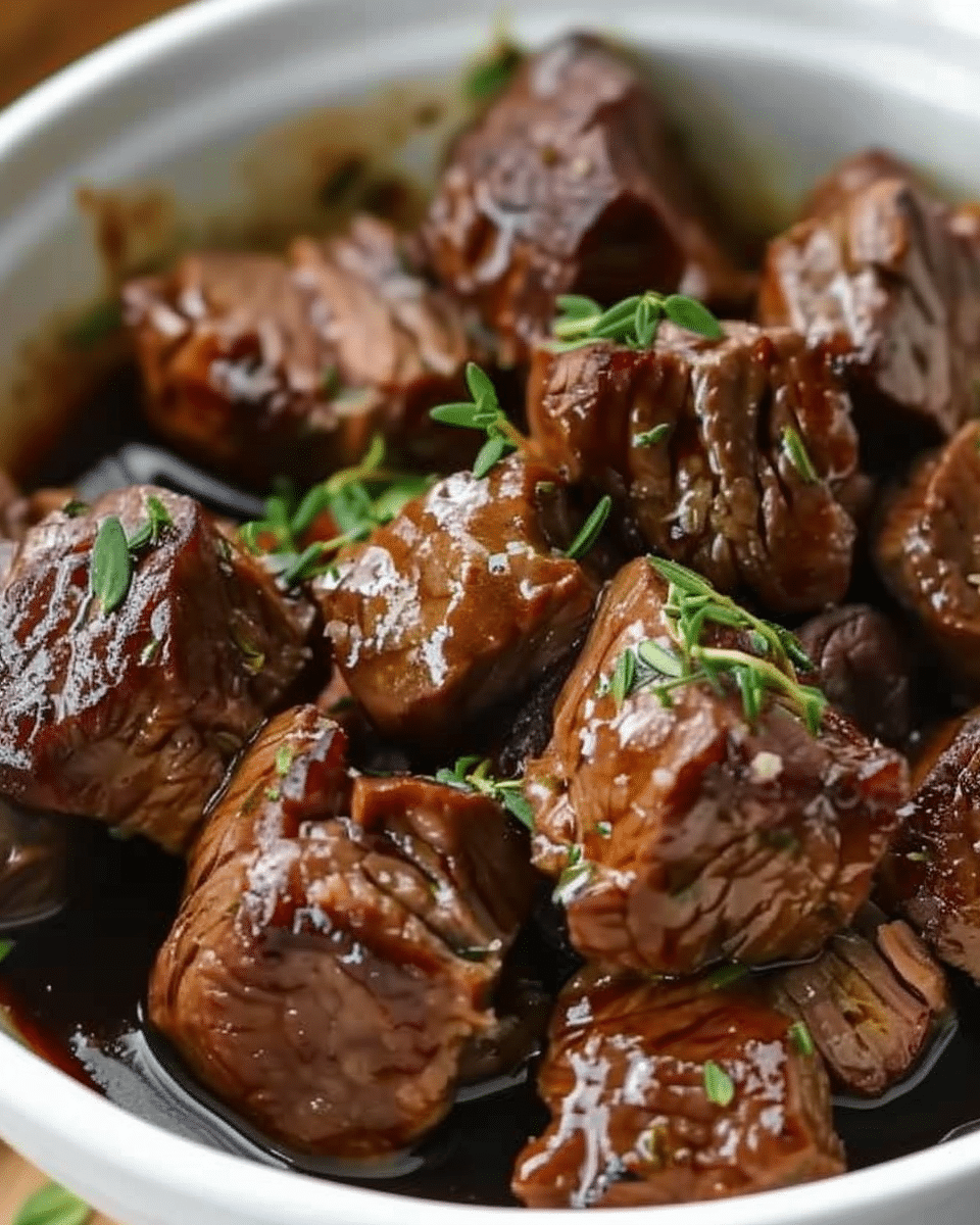 Crockpot Steak Bites