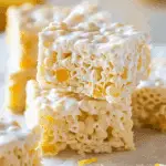 Zesty Lemon Rice Krispie Treats