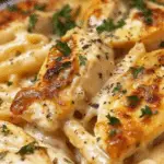 Baked Creamy Chicken Mozzarella Pasta: A Cheesy, Comforting Family Favorite