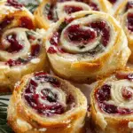 Sweet and Savory Cranberry Feta Pinwheels Recipe
