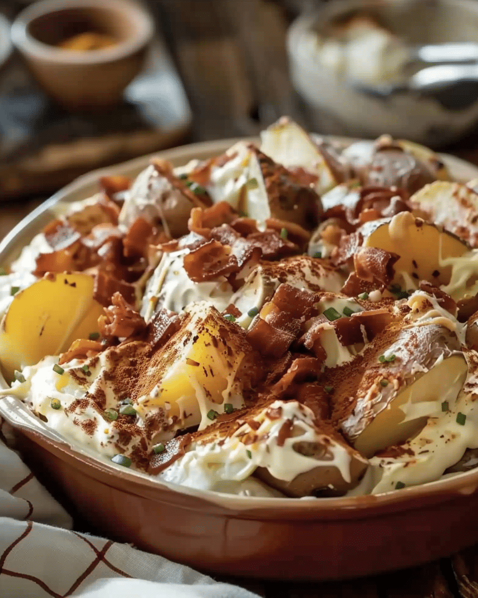 Delicious Mississippi Mud Potatoes