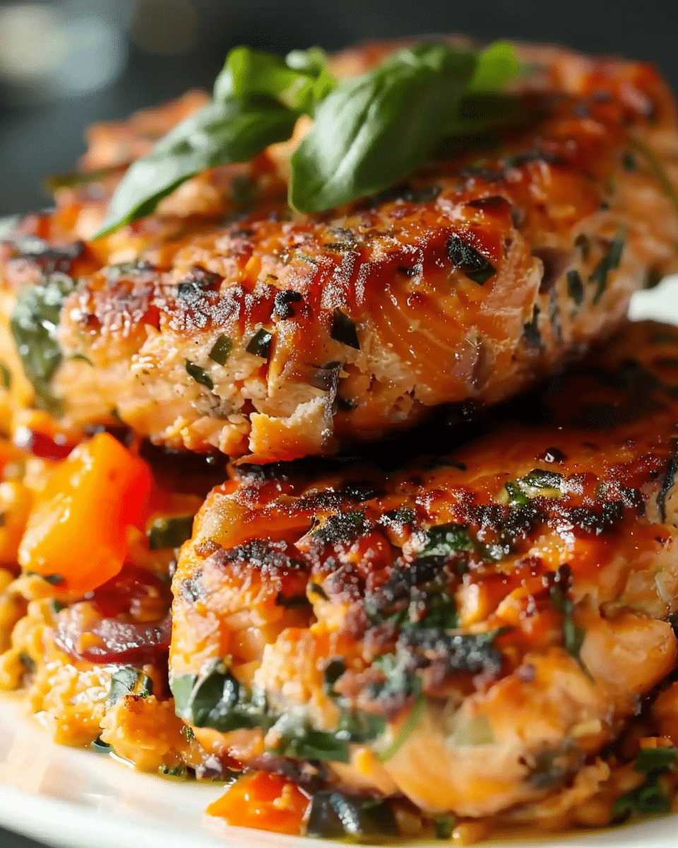 Mediterranean Salmon Patties