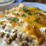 Southern Breakfast Enchiladas with Sausage Gravy