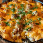 Tater Tot Sausage Breakfast Casserole