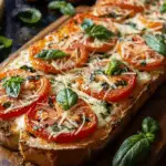 Tomato Basil Garlic Bread