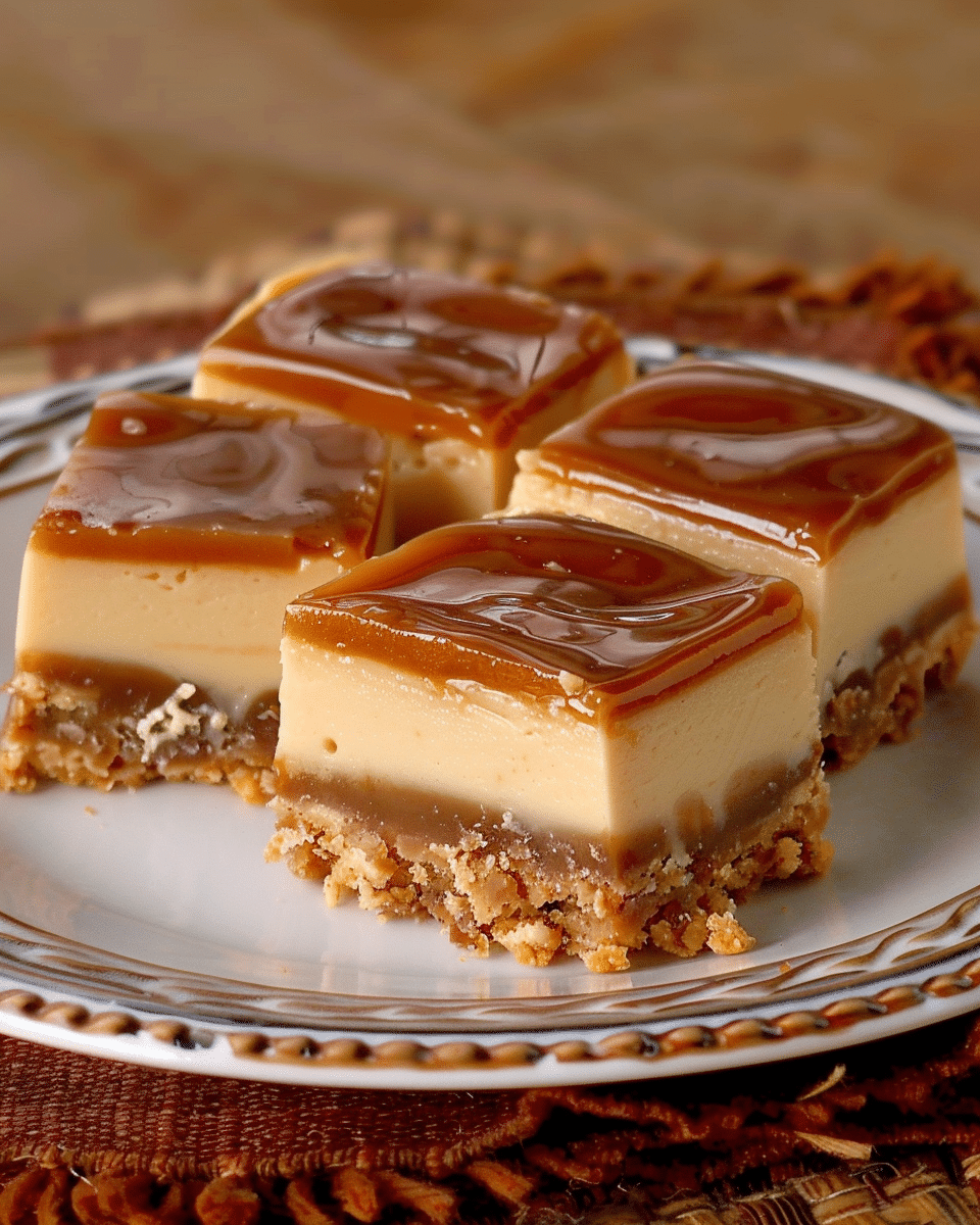 Dulce de Leche Cheesecake Bars
