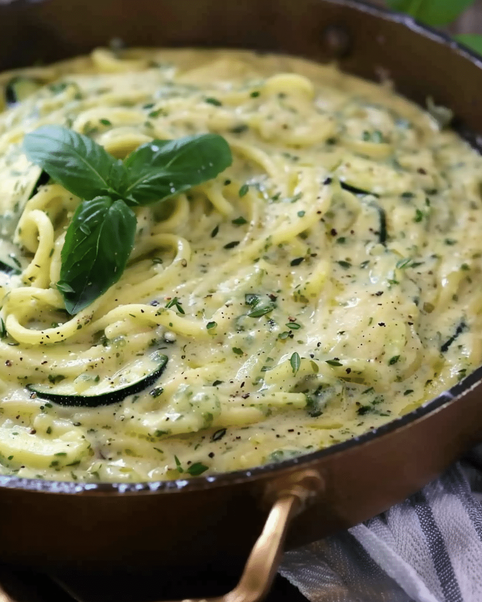 Creamy Zucchini Sauce Recipe