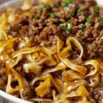 Sweet and Savory Mongolian Ground Beef Noodles Recipe