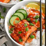 Spicy Sriracha Salmon Bowls